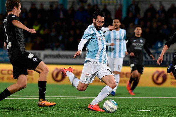 Serie C, Virtus Entella-Lucchese 1-1: in rete Lombardo e Paolucci
