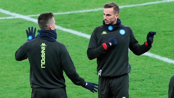 Serie A Napoli, Milik rientra in anticipo. Differenziato per Ruiz