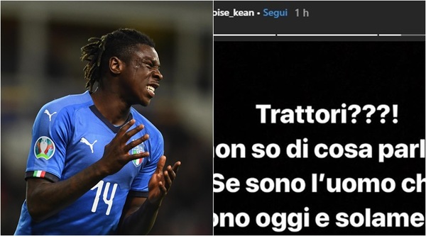 Juve, Kean risponde al padre: «Devo tutto a mia madre»