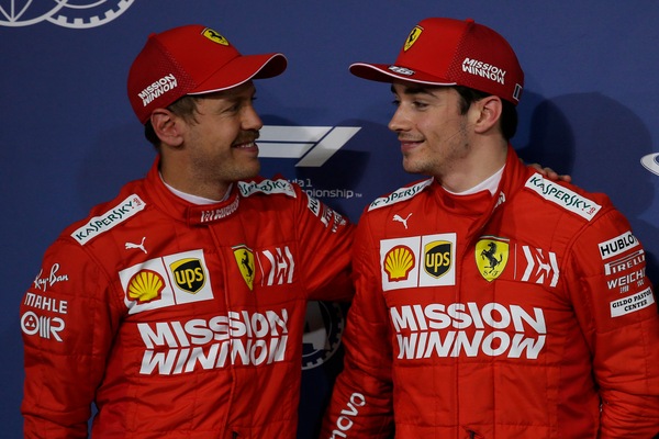 F1 Bahrain, Vettel: «Leclerc ha meritato, bene prima fila»