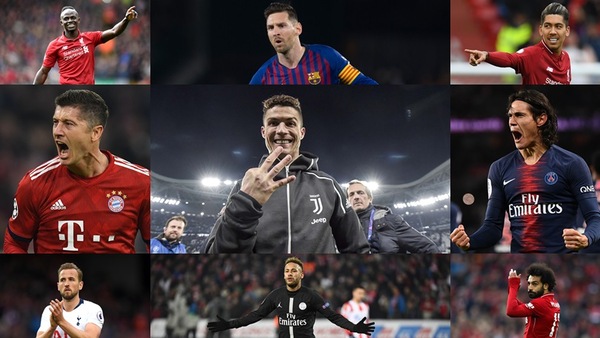 Uefa, nove stelle della Champions: c'è anche Cristiano Ronaldo e voi quale tridente scegliereste?
