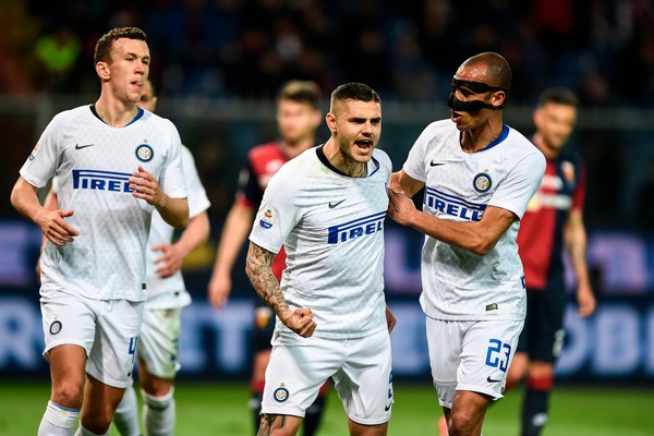 Serie A: Genoa-Inter 0-4, Icardi torna e segna. Roma-Fiorentina 2-2