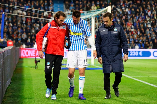 Spal, lesione al menisco per Regini: sarà operato