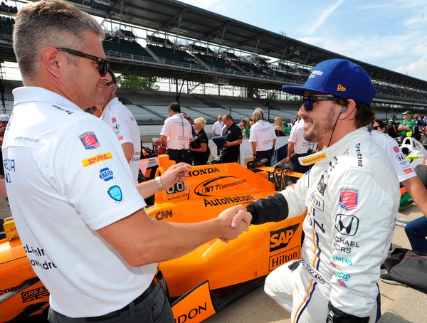 F1, primi test di Indy500 per Alonso