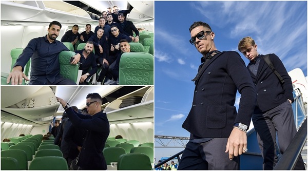 La Juve è ad Amsterdam: foto di gruppo prima dell'Ajax