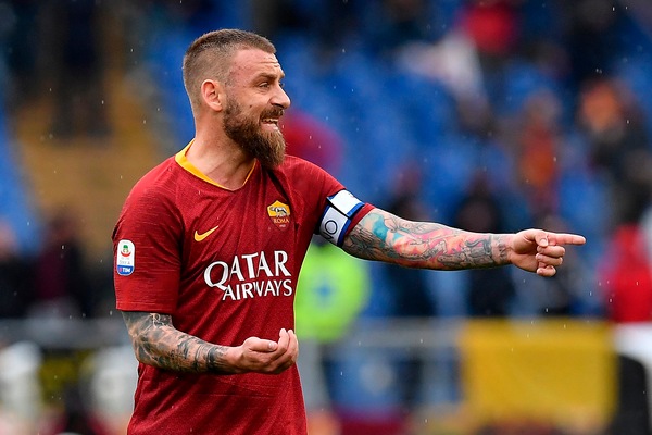 Addio De Rossi, Maldini: «Scelta che sorprende, saprà cosa vuole fare»