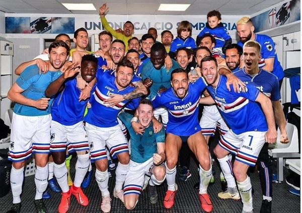 La Sampdoria gioisce, Praet è all'antidoping: si vendica con Photoshop