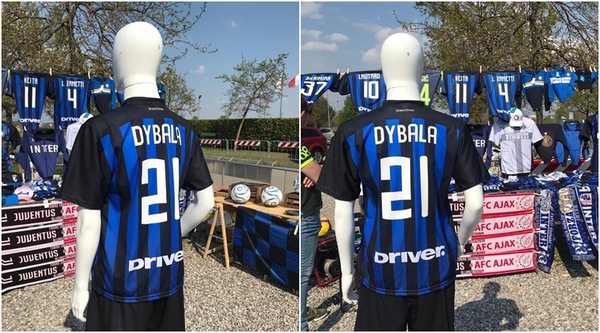 Ad Appiano Gentile la 21 di Dybala è nerazzurra! E c'è la sciarpa di Juve-Ajax