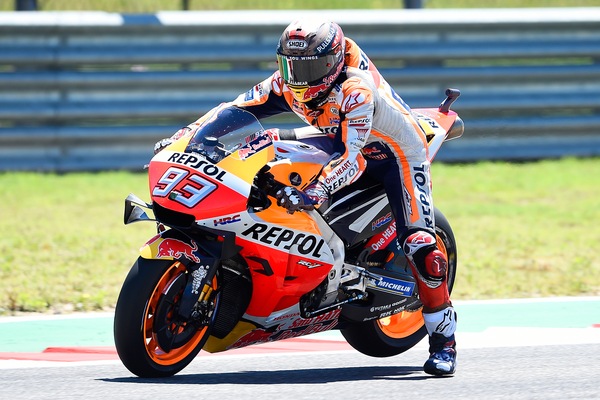MotoGp Honda, Marquez: «Incidente inspiegabile»