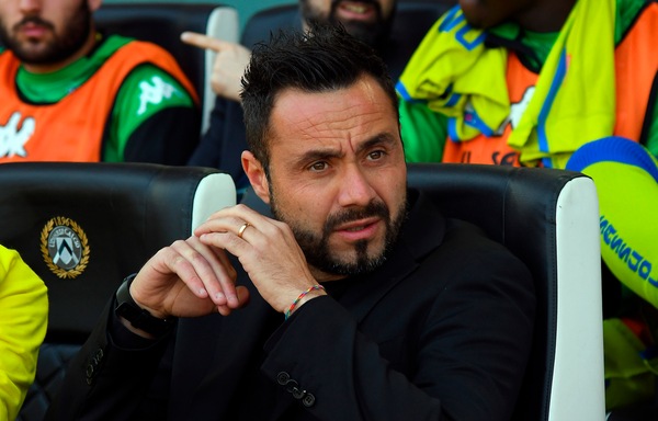 Serie A Sassuolo, De Zerbi: «Soddisfatto a metà. Salvezza? Non ancora»