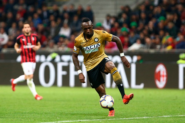 Serie A Udinese, lavoro differenziato per Fofana