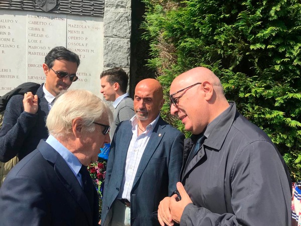 Grande Torino, a Superga anche una delegazione dello Juventus Museum