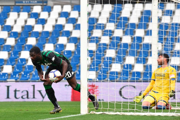 Il Sassuolo rimonta, il Frosinone retrocede in Serie B: i gol del Mapei