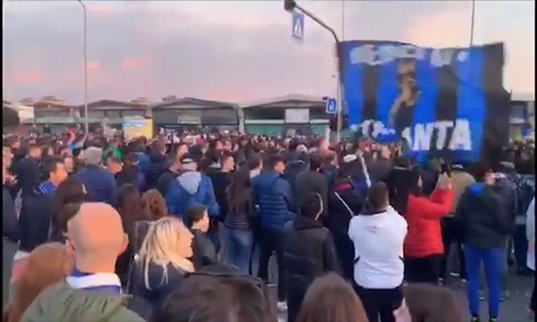 Atalanta, super accoglienza!
