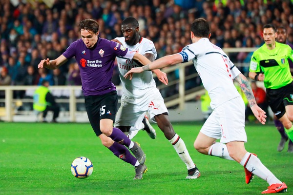 Serie A Fiorentina-Milan 0-1, il tabellino