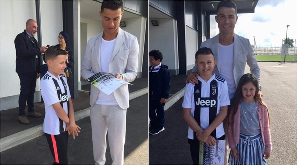 Il cuore grande di Cristiano Ronaldo: realizza il sogno del piccolo Joseph