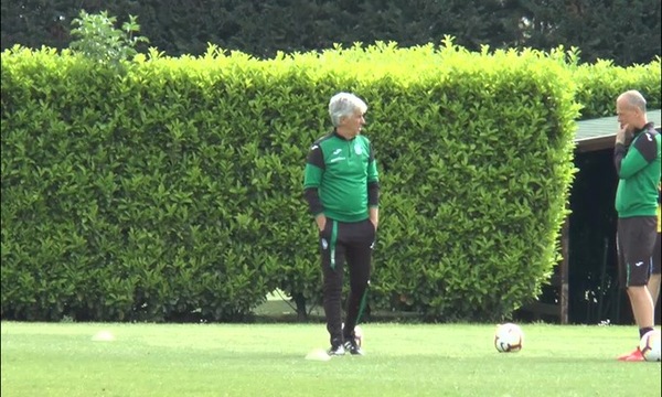 Atalanta, allenamento a Zingonia prima di partire per Roma