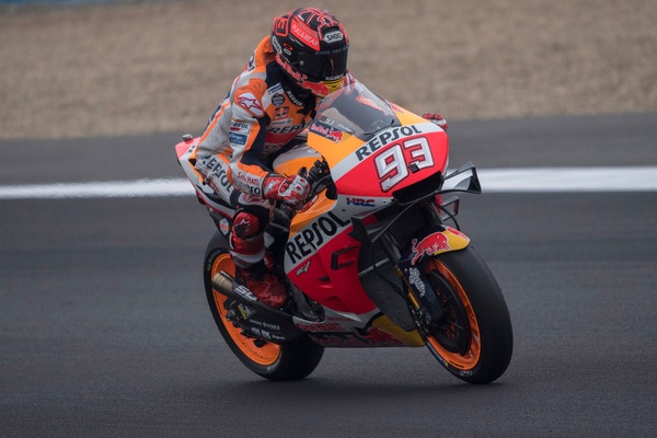 MotoGp Honda, Marquez: «A Le Mans bisogna fare i conti col clima»