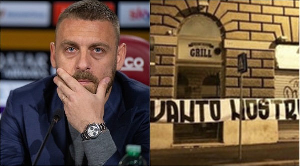Roma, addio De Rossi: rabbia dei tifosi e striscioni contro la società