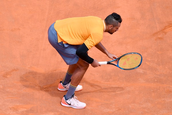 Internazionali, Kyrgios perde la testa e lancia una sedia in campo
