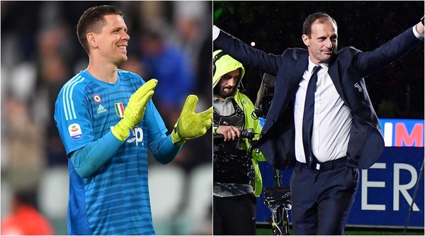 Juve, Szczesny: « Sarà molto strano vedere Allegri andare via»