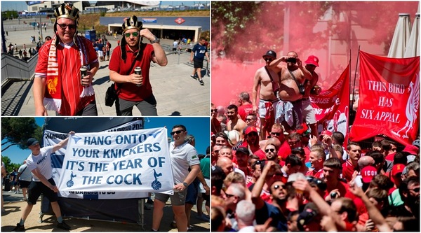 Tottenham-Liverpool, tifosi scatenati per le vie di Madrid