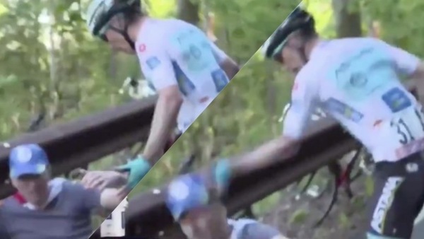 Lopez prende a schiaffi il tifoso che lo aveva fatto cadere