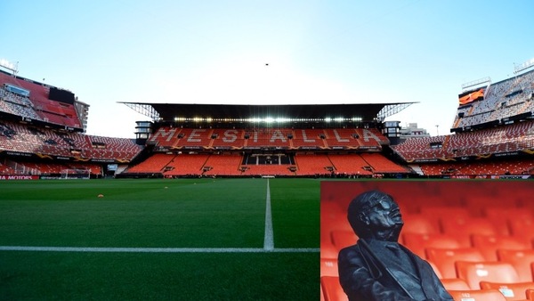 Valencia, al Mestalla la statua per un tifoso speciale
