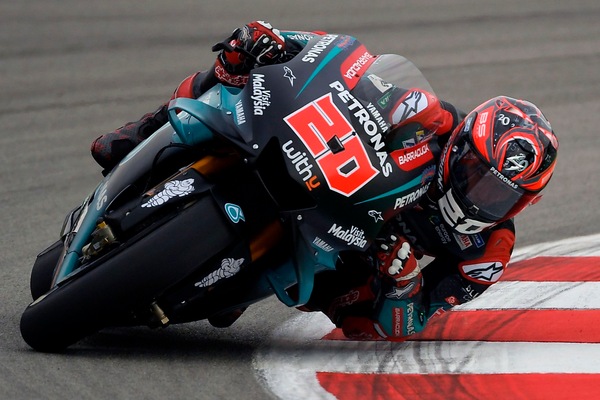 Gp Catalogna: Quartararo davanti, Rossi settimo nelle ultime libere
