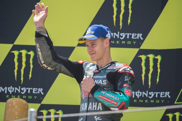 Quartararo: "Il primo podio è una sensazione unica"