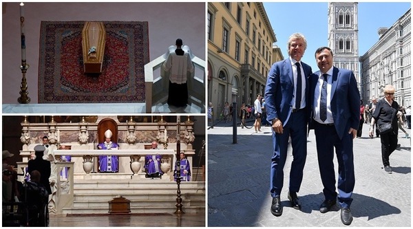 Firenze piange Zeffirelli: ai funerali anche Antognoni