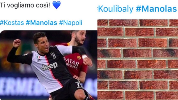Manolas al Napoli, i tifosi azzurri sui social: "Un muro con Koulibaly"