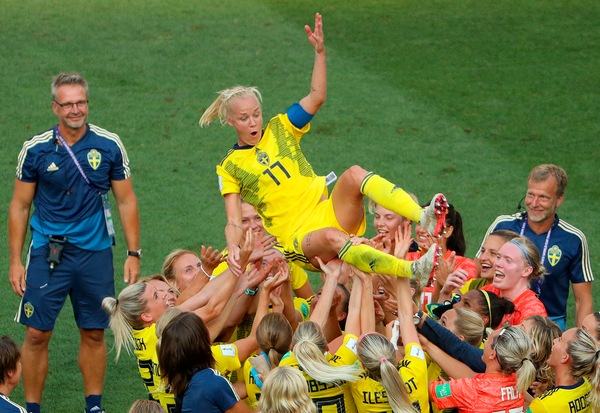 Mondiali femminili, la Svezia supera 2-1 l'Inghilterra ed è terza