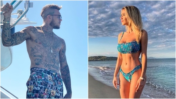 Diletta Leotta col pugile "King Toretto" a Ibiza