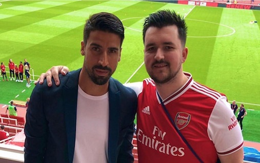 Khedira in tribuna a veder l'Arsenal: Juve addio, la Premier nel suo futuro