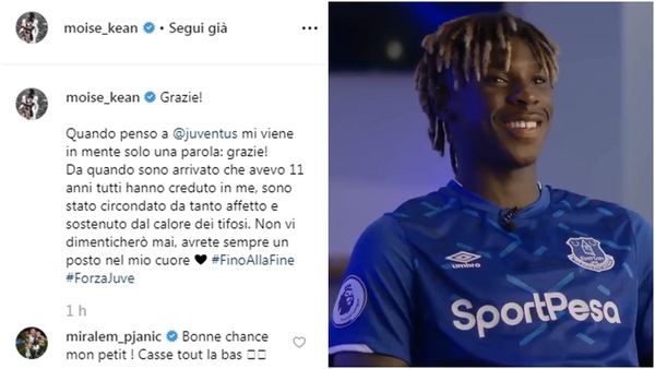 Kean all'Everton, è ufficiale: contratto fino al 2024