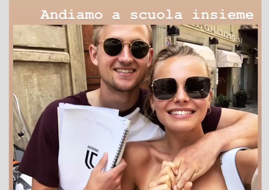 De Ligt: a scuola di italiano con AnneKee e di Juve con Sarri e Chiellini