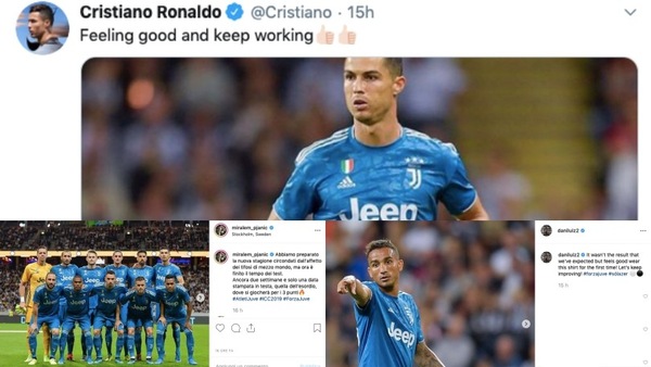 Juve, Cristiano Ronaldo: "Sentirsi bene e continuare a lavorare"