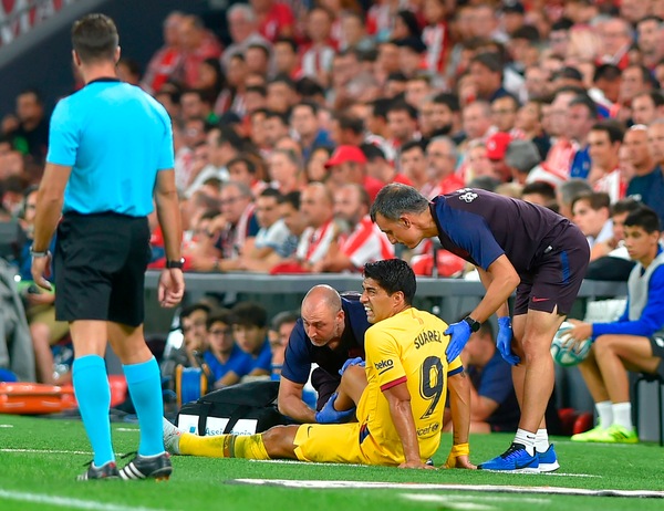 Barcellona, tegola Suarez: infortunio contro l'Athletic