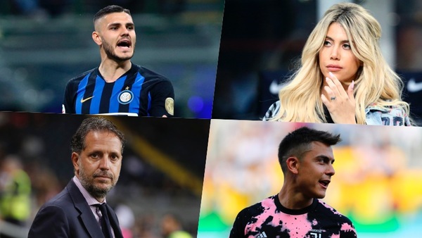 Icardi, Paratici alla finestra: offerta a Marotta o scambio con Dybala