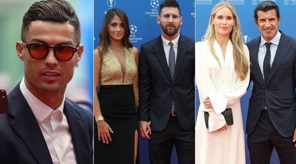 Cristiano Ronaldo, Messi e Figo: quanta eleganza a Montecarlo!