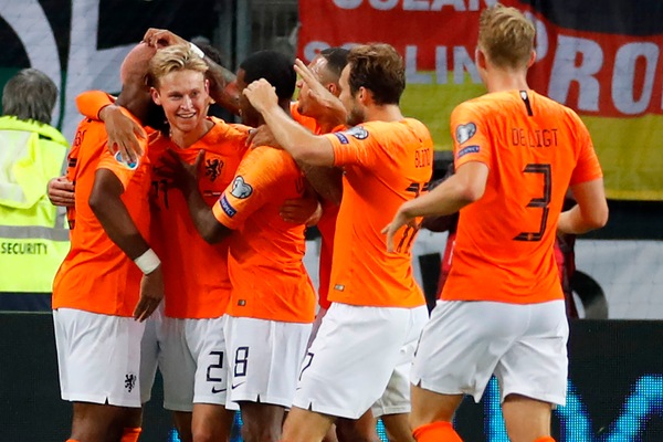 Qualificazione Euro 2020: l'Olanda di De Ligt strapazza la Germania