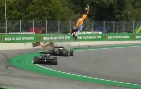F3, Monza: incidente Peroni, il pilota è illeso
