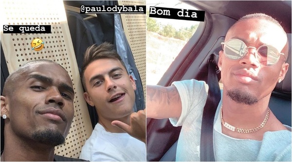 Douglas Costa, la foto social con Dybala fa sognare i tifosi