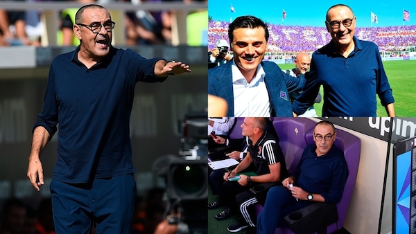 Sarri, la prima in A sulla panchina della Juve