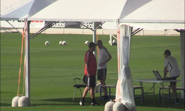La Juventus si allena prima della partenza per Madrid