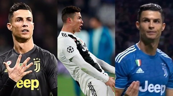 Juve, tutti i gesti di Ronaldo