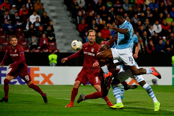 Europa League Cluj-Lazio 2-1, il tabellino