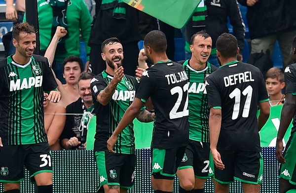 Sassuolo, tutti pazzi per Caputo: la sua doppietta stende la Spal