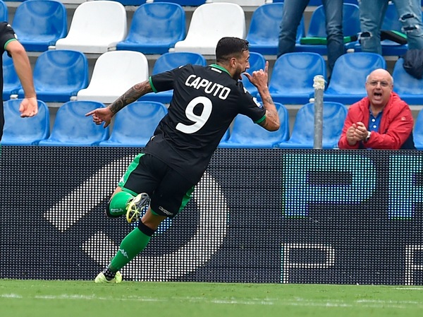 Il Sassuolo strapazza la Spal: 3-0 con doppietta di Caputo e gol di Duncan